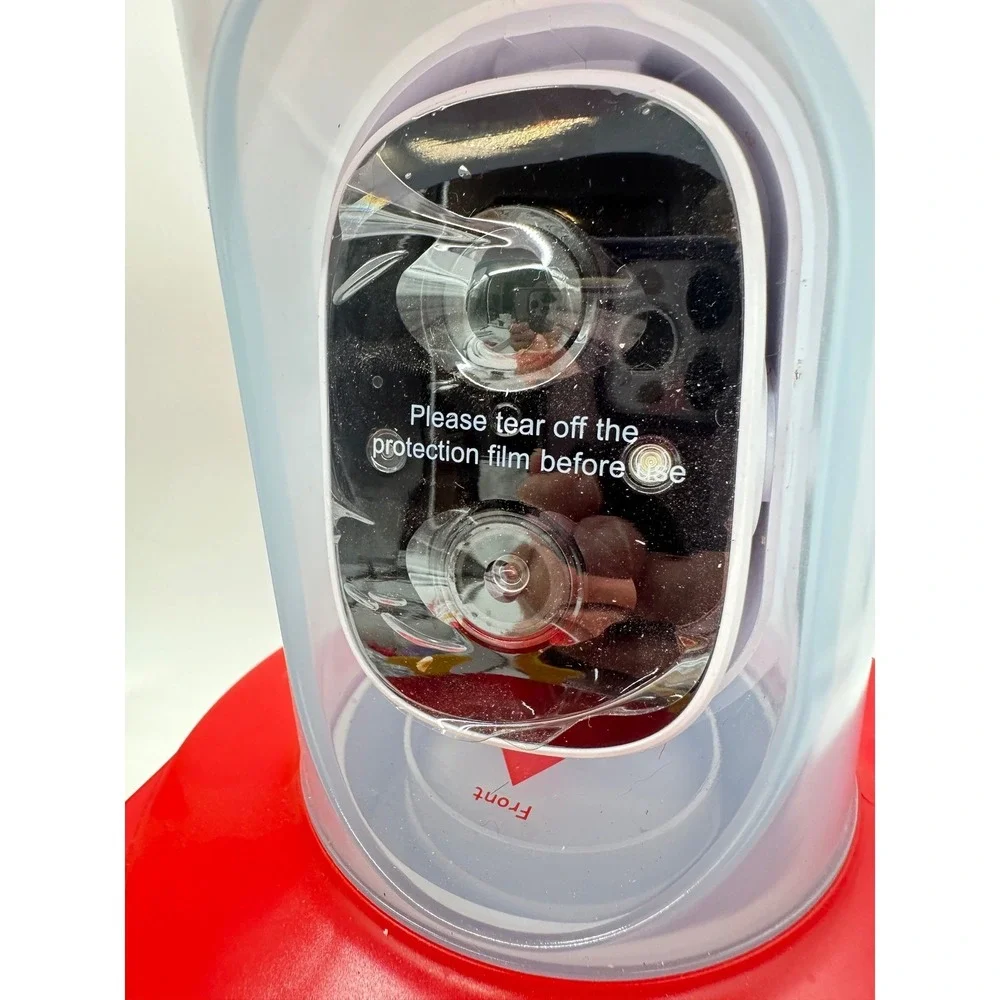 LongPlus Smart Hummingbird Feeder G01 Red Solar Powered Camera 20oz Ant Proof